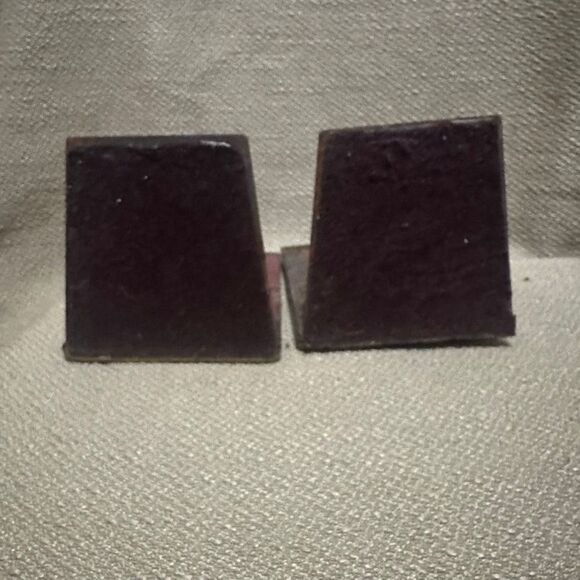 Vintage Bronze Front The Whaleman Statue Heavy Bookend Set Decor - Picture 8 of 12